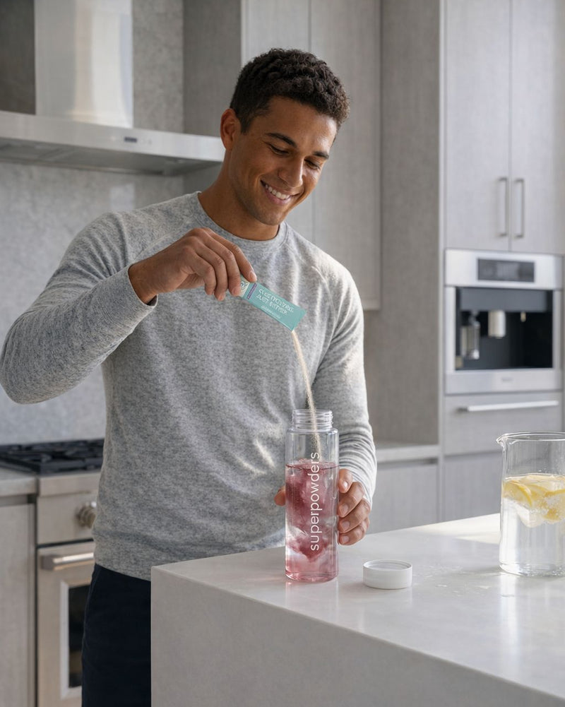 HELPS YOU DRINK MORE WATER