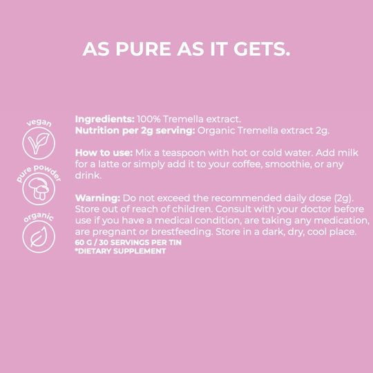 TREMELLA POWDER - drinksuperpowders